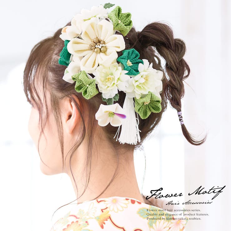 髪飾り つまみ細工 2点セット | SOUBIEN | 詳細画像1 