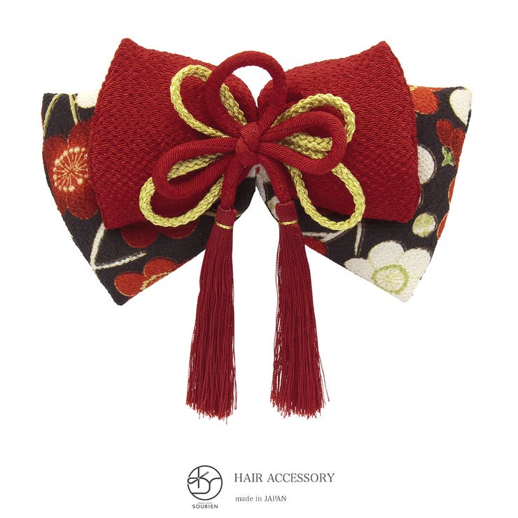 髪飾り リボン 赤 | SOUBIEN | 詳細画像3 