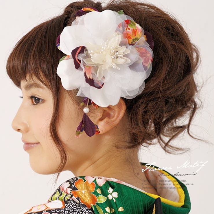 髪飾り 2点セット 紫 | SOUBIEN | 詳細画像1 