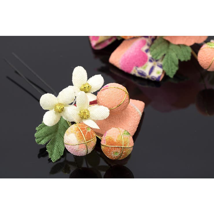 髪飾り 成人式 振袖 卒業式 袴 ピンク 和柄 組紐 花  | SOUBIEN | 詳細画像5 