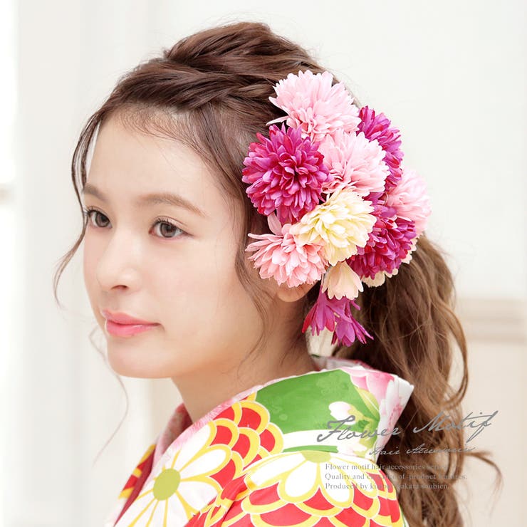 髪飾り 4点セット ピンク | SOUBIEN | 詳細画像1 