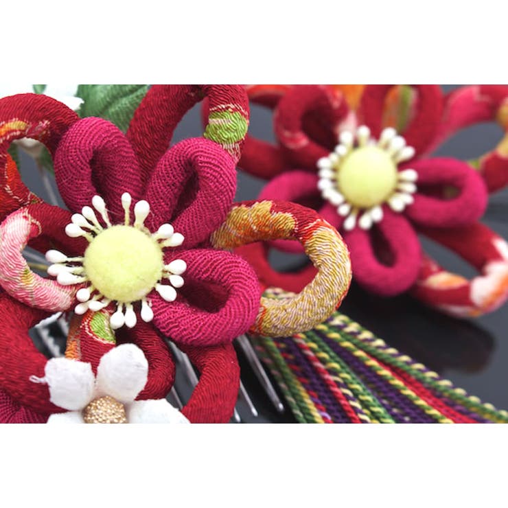 髪飾り 2点セット 赤 | SOUBIEN | 詳細画像4 