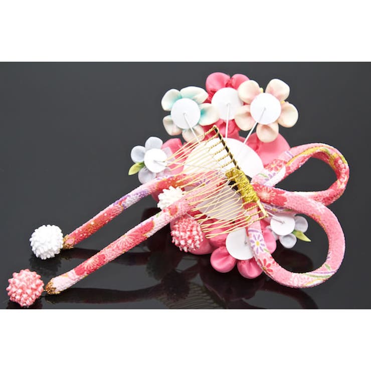髪飾り ピンク つまみ細工 品番 Sbew Soubien ソウビエン のレディースファッション通販 Shoplist ショップリスト