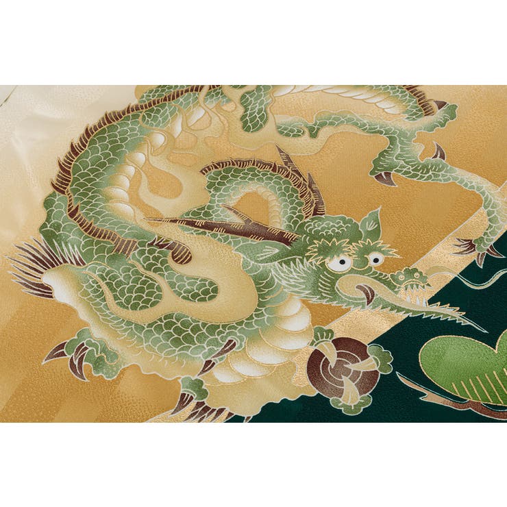 伝統的な和柄が華やかな高級初着（産着）