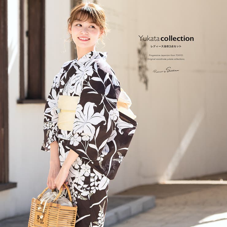 ꫛꫀꪝ✧No.A243 黒和装小物セット 3点セット 京都きもの町 