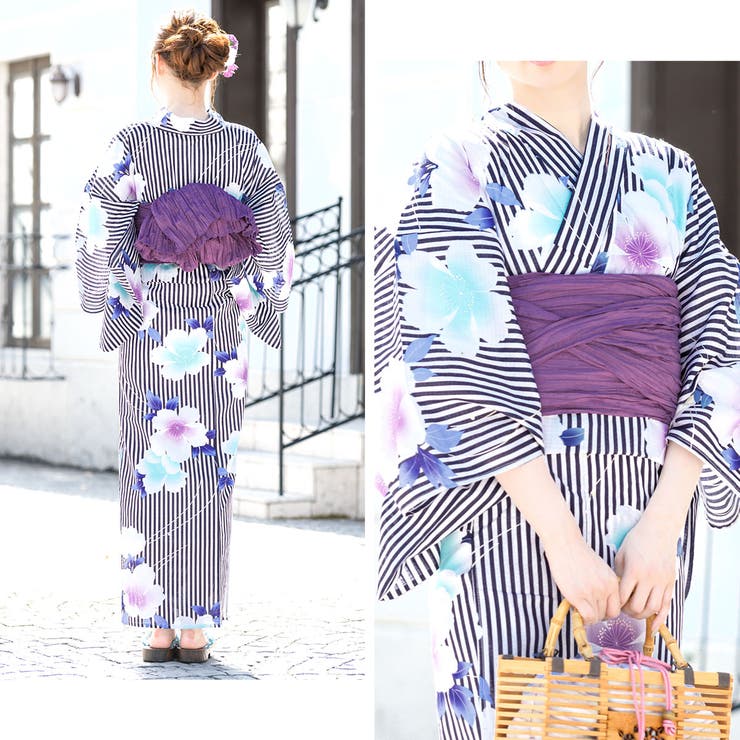 花火大会や夏祭りに！女性用ゆかたセット