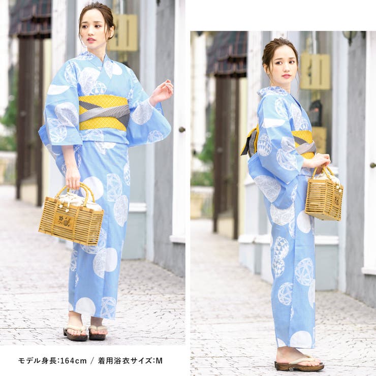 浴衣セット 3点セット moika[品番：SBEW0020237]｜SOUBIEN（ソウビエン