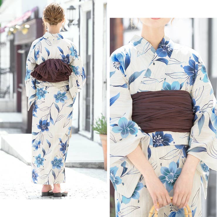 花火大会や夏祭りに！女性用ゆかたセット