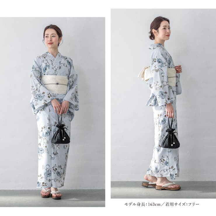 花火大会や夏祭りに！女性用ゆかたセット