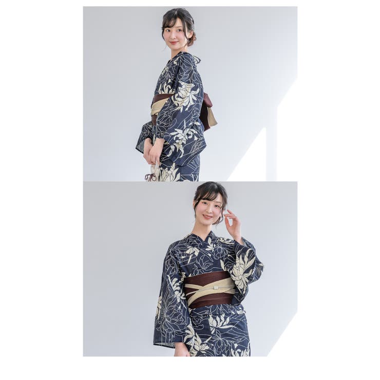 花火大会や夏祭りに！女性用ゆかたセット