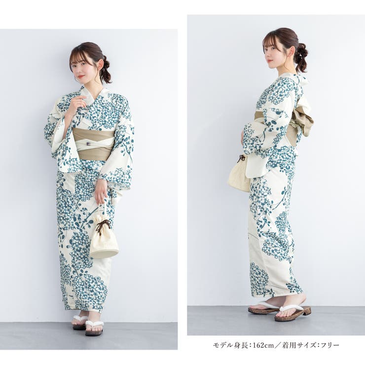 花火大会や夏祭りに！女性用ゆかたセット