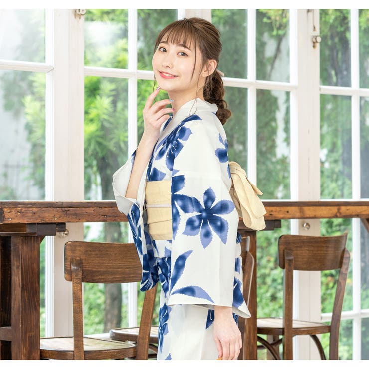 女性用浴衣4点セット