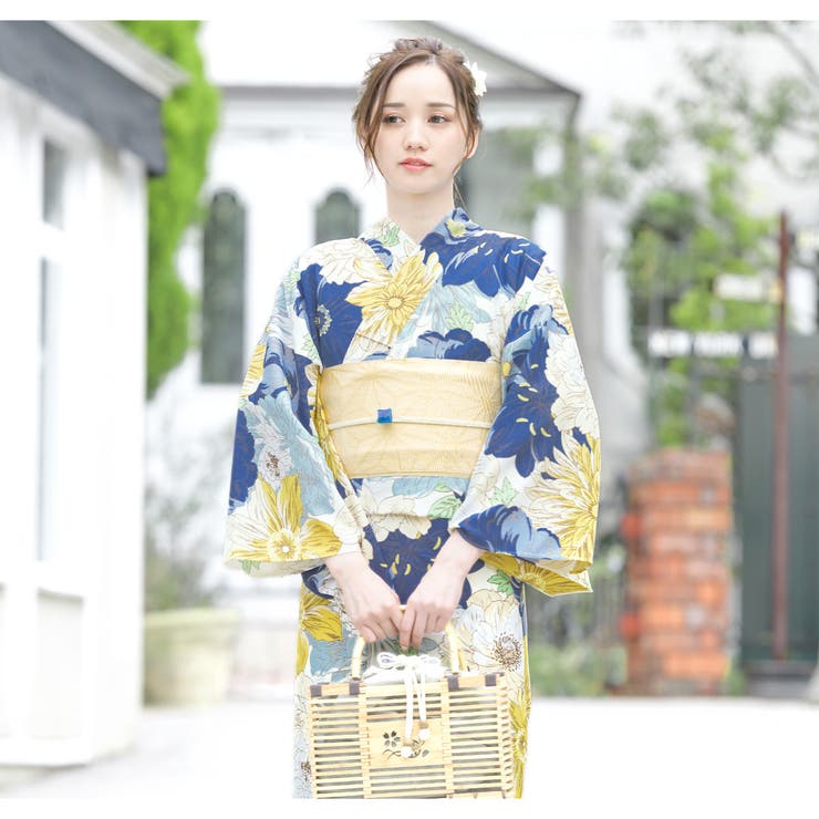 女性用浴衣4点セット