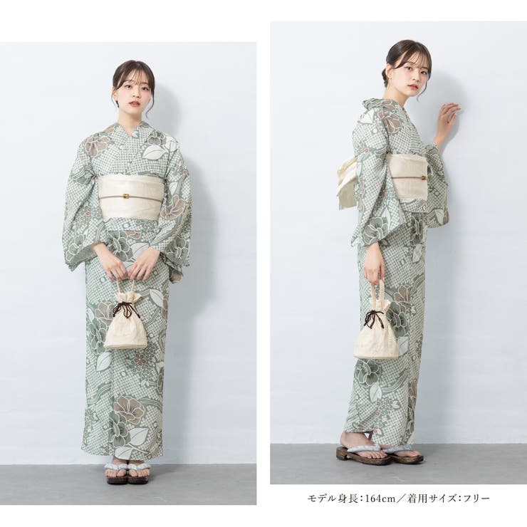花火大会や夏祭りに！女性用ゆかたセット