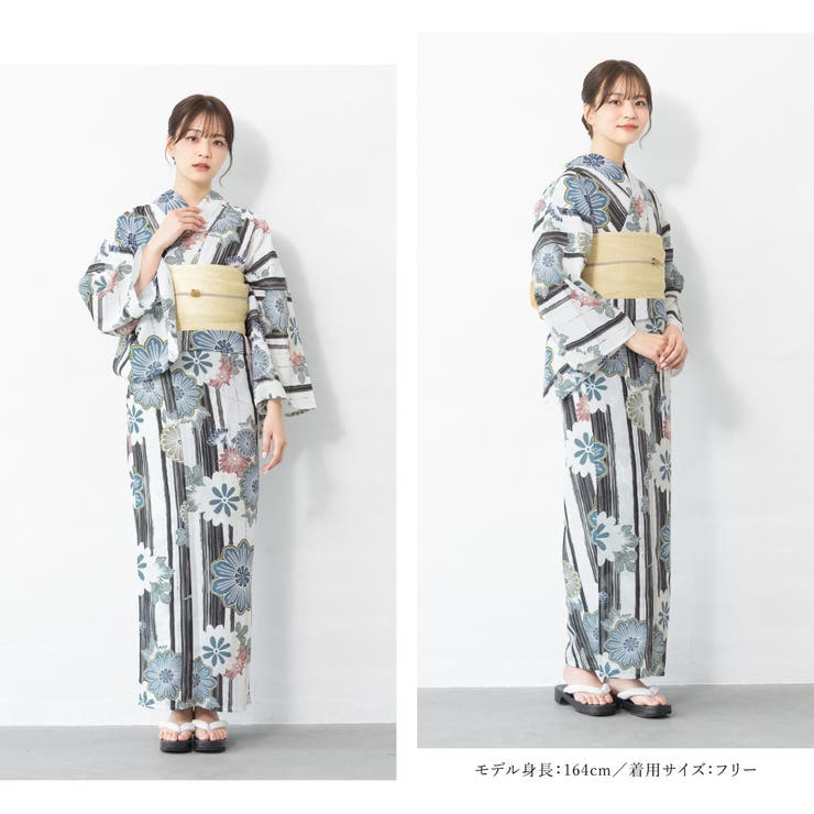 花火大会や夏祭りに！女性用ゆかたセット