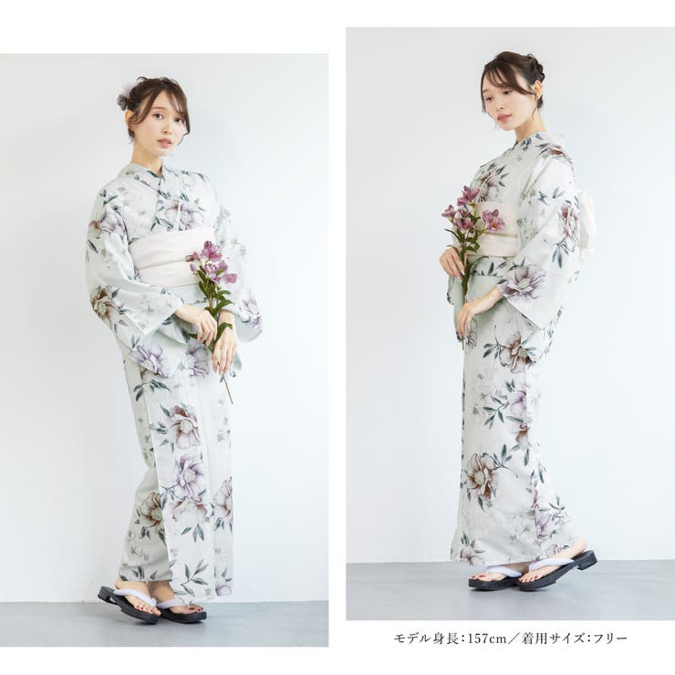 花火大会や夏祭りに！女性用ゆかたセット