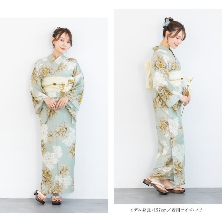 花火大会や夏祭りに！女性用ゆかたセット