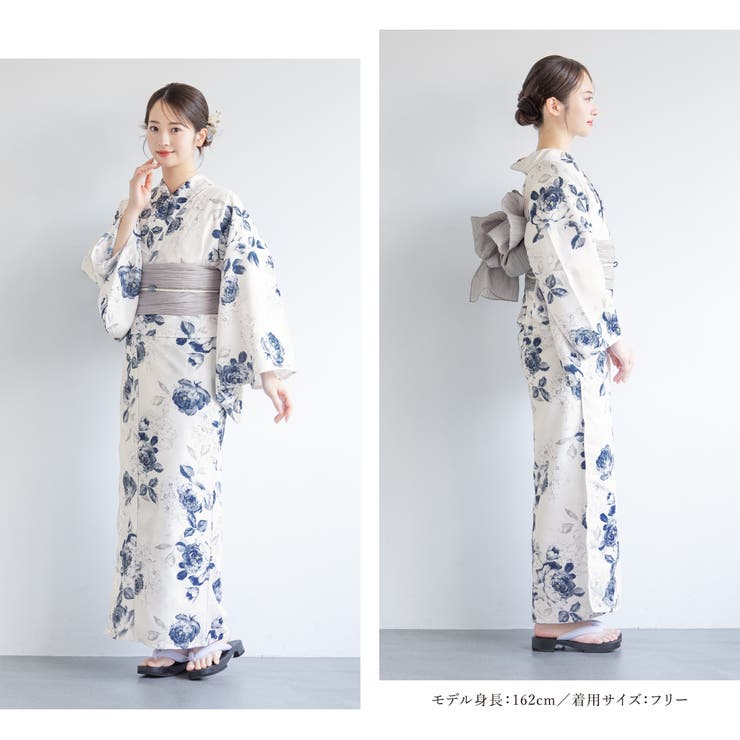 花火大会や夏祭りに！女性用ゆかたセット
