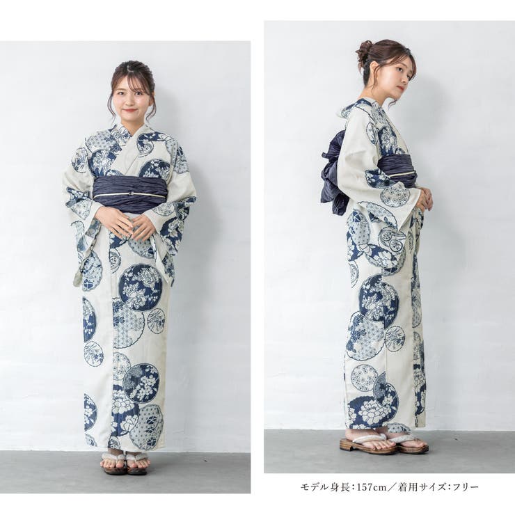 花火大会や夏祭りに！女性用ゆかたセット