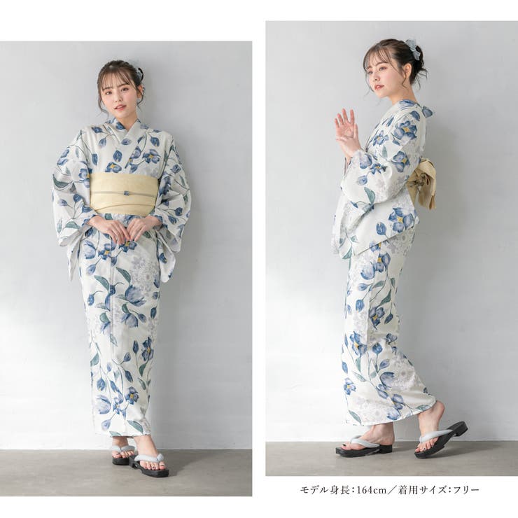 花火大会や夏祭りに！女性用ゆかたセット