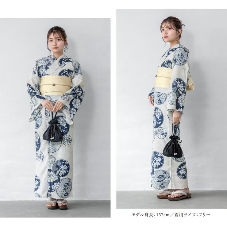 花火大会や夏祭りに！女性用ゆかたセット