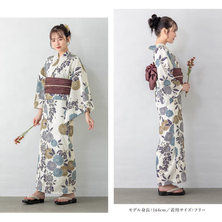 花火大会や夏祭りに！女性用ゆかたセット