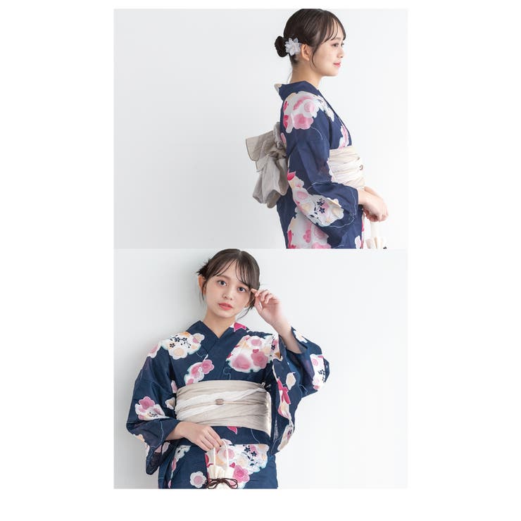 花火大会や夏祭りに！女性用ゆかたセット