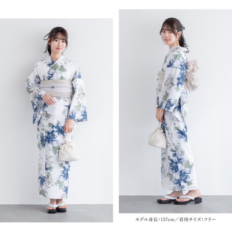 SOUBIEN 浴衣・帯セット 2点セット SOUBIEN｜浴衣2点セット レディース(浴衣+帯) | Rakuten Fashion