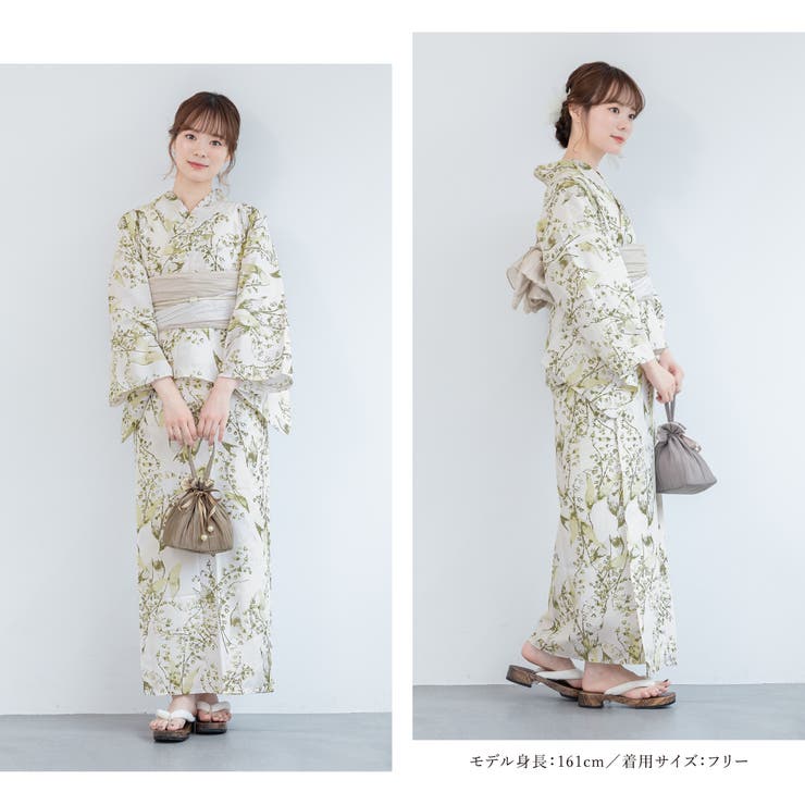 花火大会や夏祭りに！女性用ゆかたセット