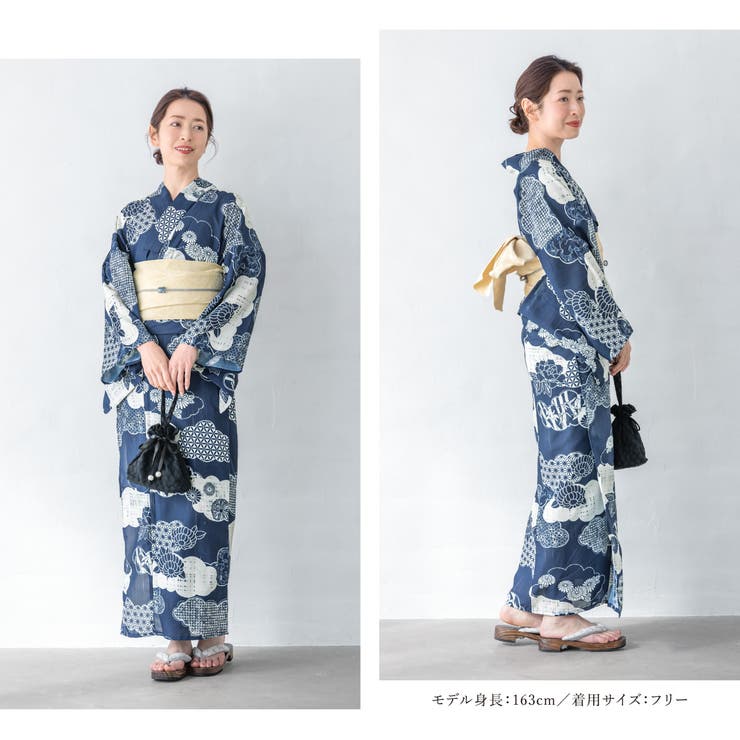 花火大会や夏祭りに！女性用ゆかたセット