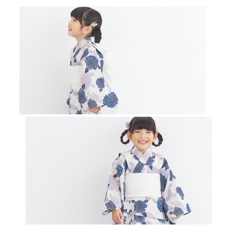 花火大会や夏祭りに！キッズ用ゆかたセット