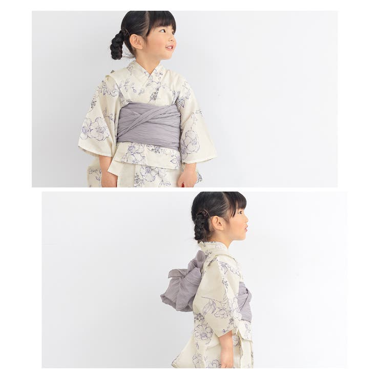 花火大会や夏祭りに！キッズ用ゆかたセット