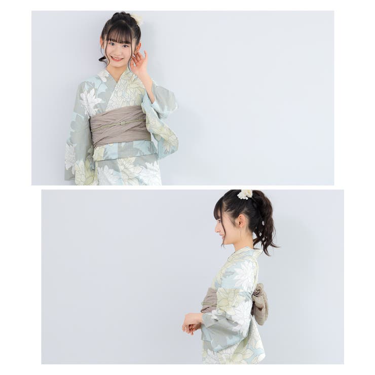 涼しげなハイジュニア向けの浴衣