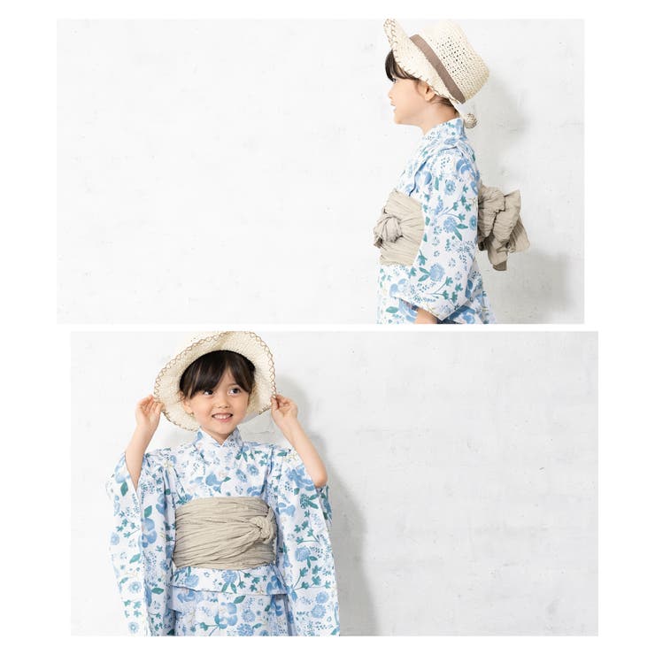 花火大会や夏祭りに！キッズ用ゆかたセット