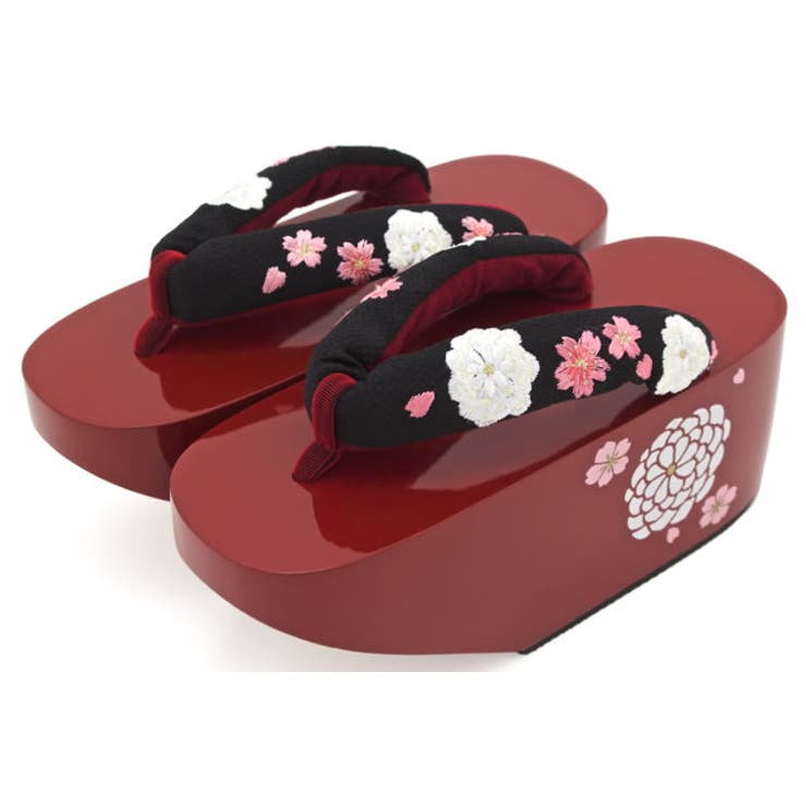 七五三 ぽっくり下駄 京都瑠璃雛菊 七五三 草履 こっぽり（ぽっくり） 子供用 こども