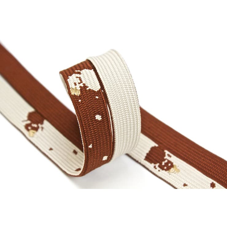 帯締め 樺色 雪だるま | SOUBIEN | 詳細画像2 