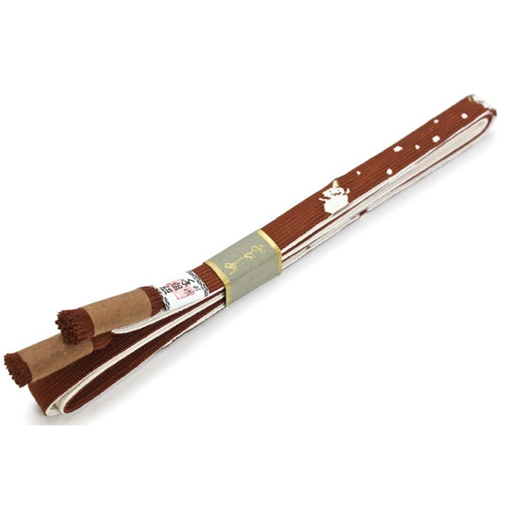 帯締め 樺色 雪だるま | SOUBIEN | 詳細画像3 