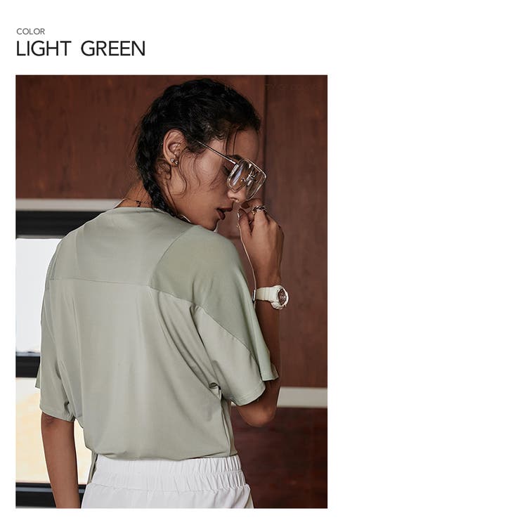 ショルダーメッシュTシャツ レディース 半袖 | Spero | 詳細画像13 