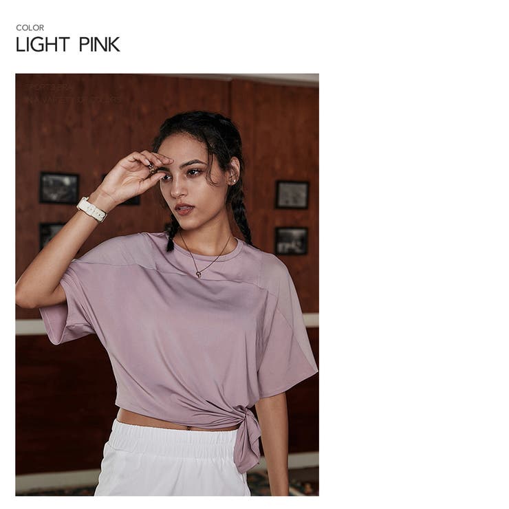 ショルダーメッシュTシャツ レディース 半袖 | Spero | 詳細画像16 