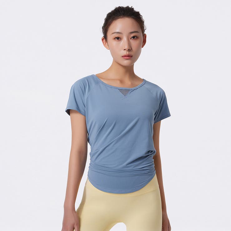 ブルー | スプリットカットソー ショート レディース | Spero