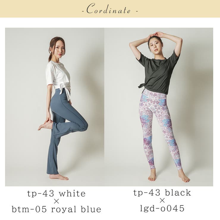 スプリットリボンT トップス ヨガウェア | Spero | 詳細画像6 