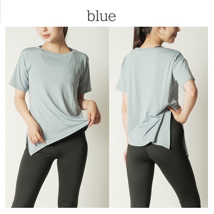 スプリットリボンT トップス ヨガウェア | Spero | 詳細画像8 