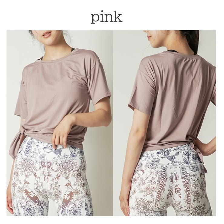 スプリットリボンT トップス ヨガウェア | Spero | 詳細画像9 