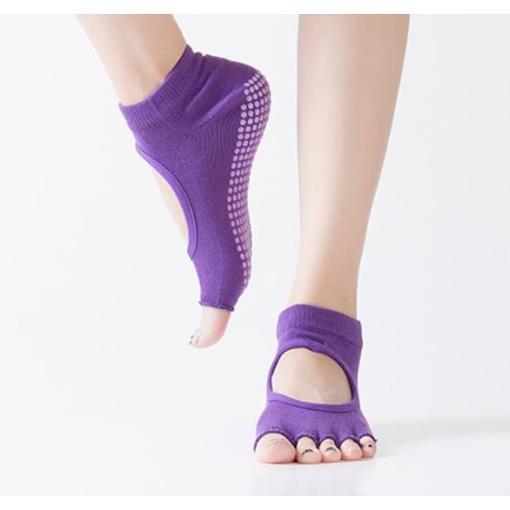 パープル | ヨガ 靴下 ソックス | Spero