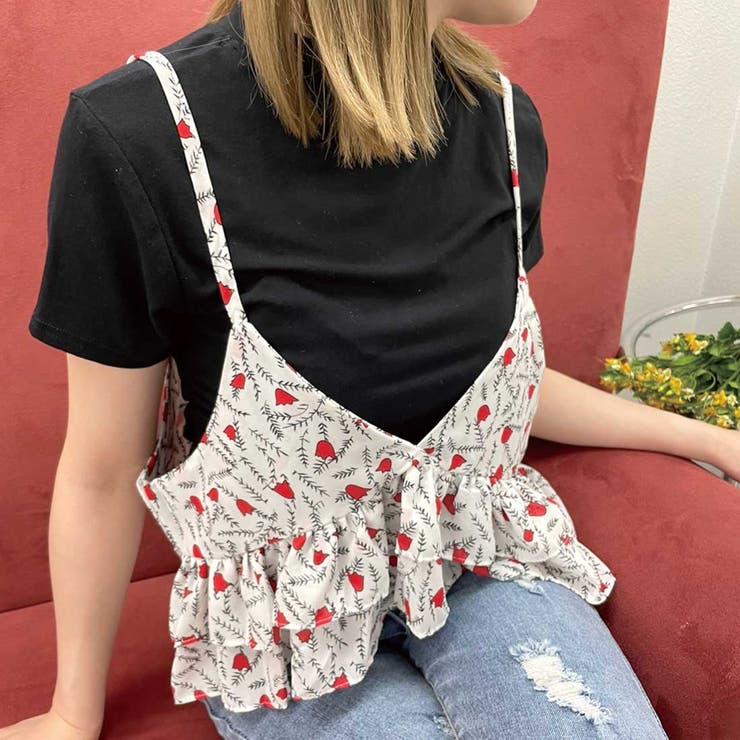 Bibiy. 花柄ビスチェ 正規品 花柄ビスチェ[品番：SPRW0004543]｜SpRay（スプレイ）｜レディース