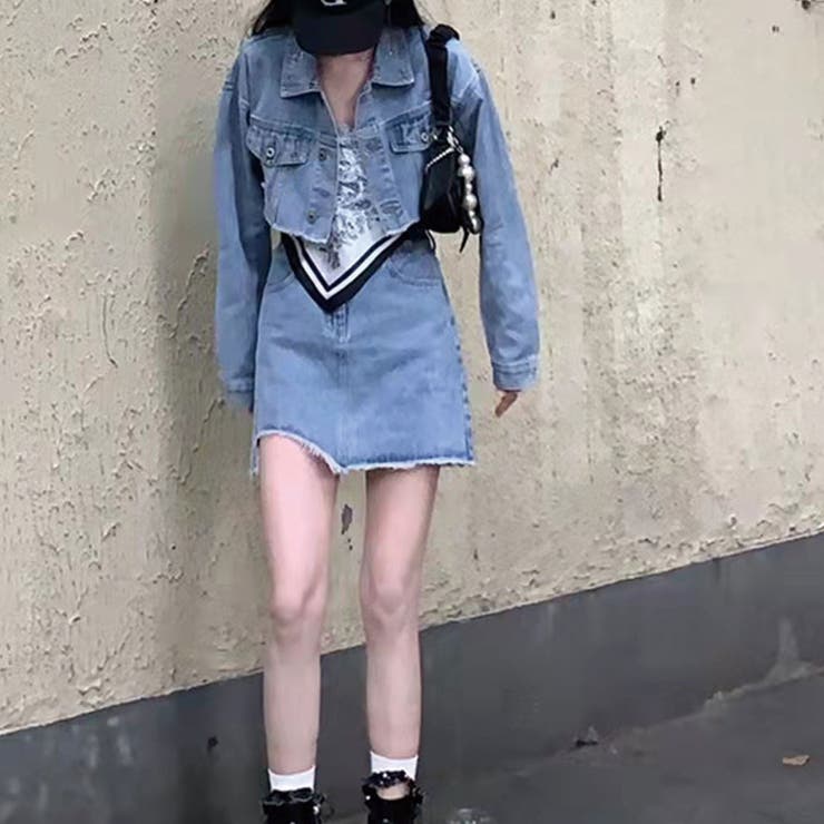 デニムジャケットセットアップ 品番 Spgw Spiga スピーガ のレディースファッション通販 Shoplist ショップリスト