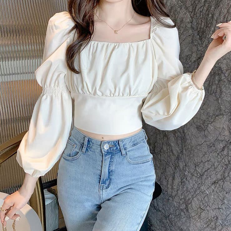 バックリボン2way長袖ブラウス | SPIGA | 詳細画像1 