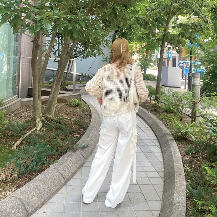 Stū サトウ（satou）カーキ チノパン Lサイズ バックポケット付き 大きいサイズ メンズ B＆T CLUB (ビーアンドティークラブ