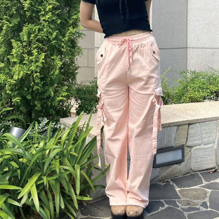 サイドポケットカラーカーゴパンツ[品番：SPGW0002956]｜SPIGA