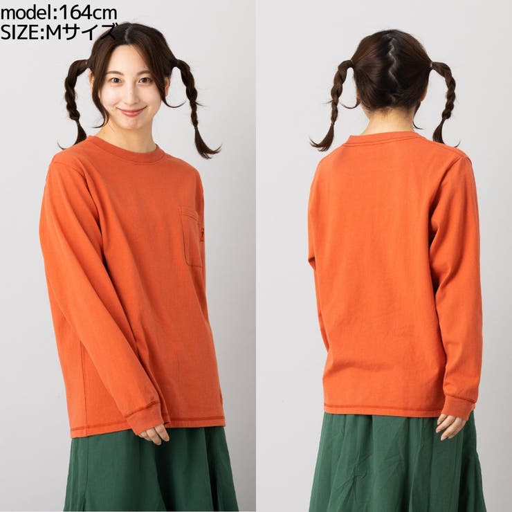 ロングスリーブ ポケットTシャツ メンズ[品番：SMOW0000069